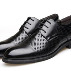 Men’s Lace Up Formal Italian Dress Shoes-Black
