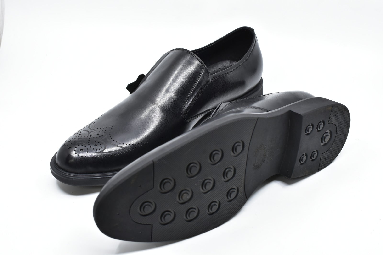 Men Official Black Shoe -No Lace