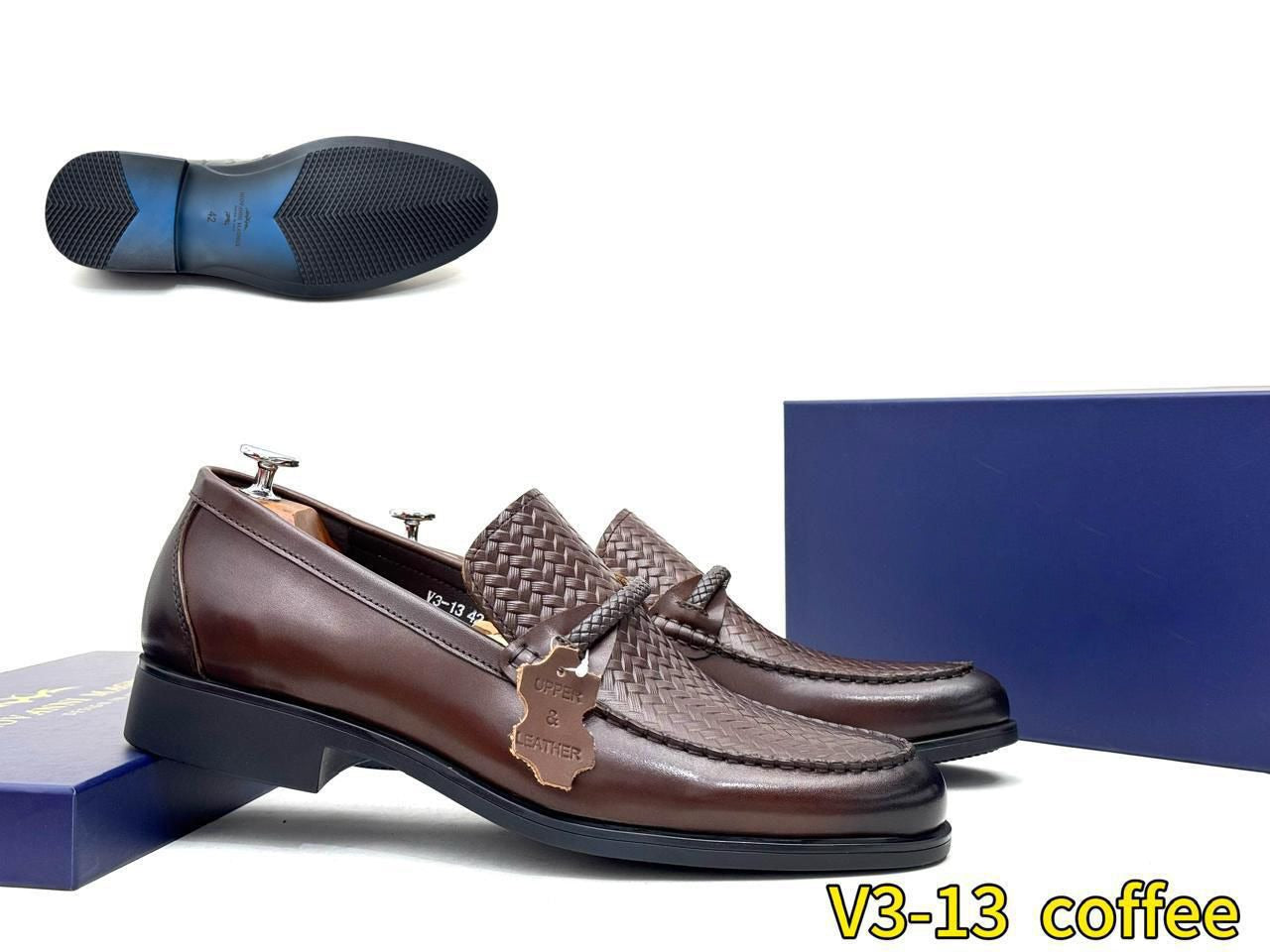 Men Official Black Shoe -No Lace