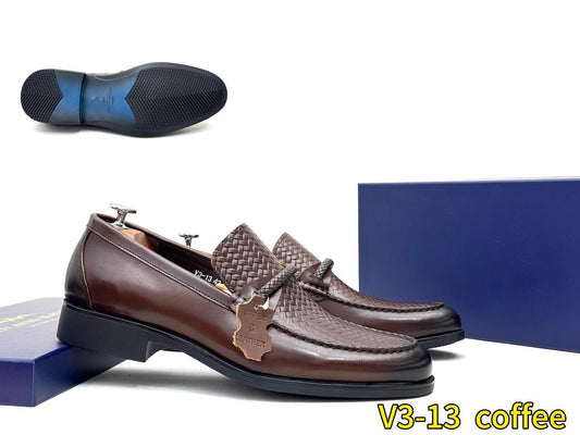 Men Official Black Shoe -No Lace