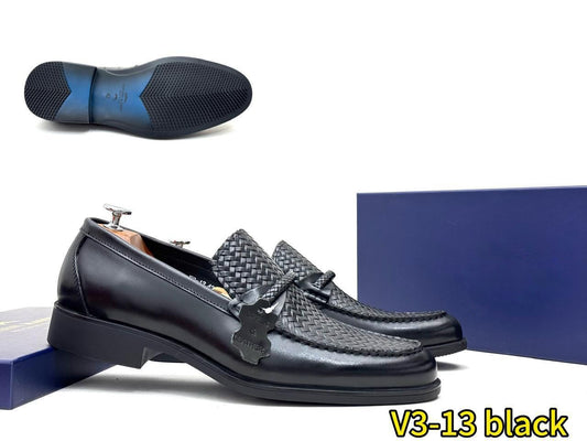 Men Official Black Shoe -No Lace